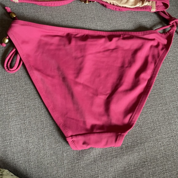 Victoria Secret Mauve Bikini with Gold Flower - Picture 7 of 11